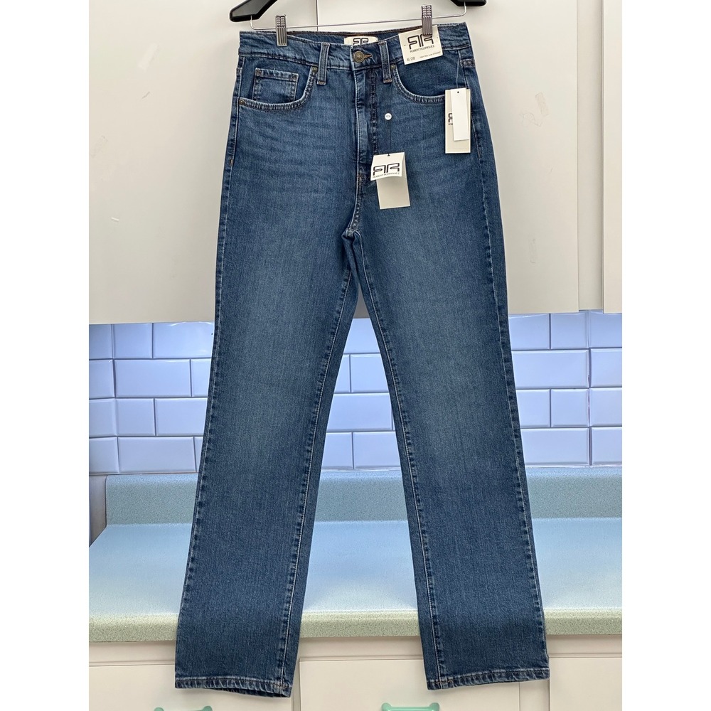 Robert Rodriguez High Rise Slim Straight Jeans Waterfall Blue 6/28 32353927-4YZ